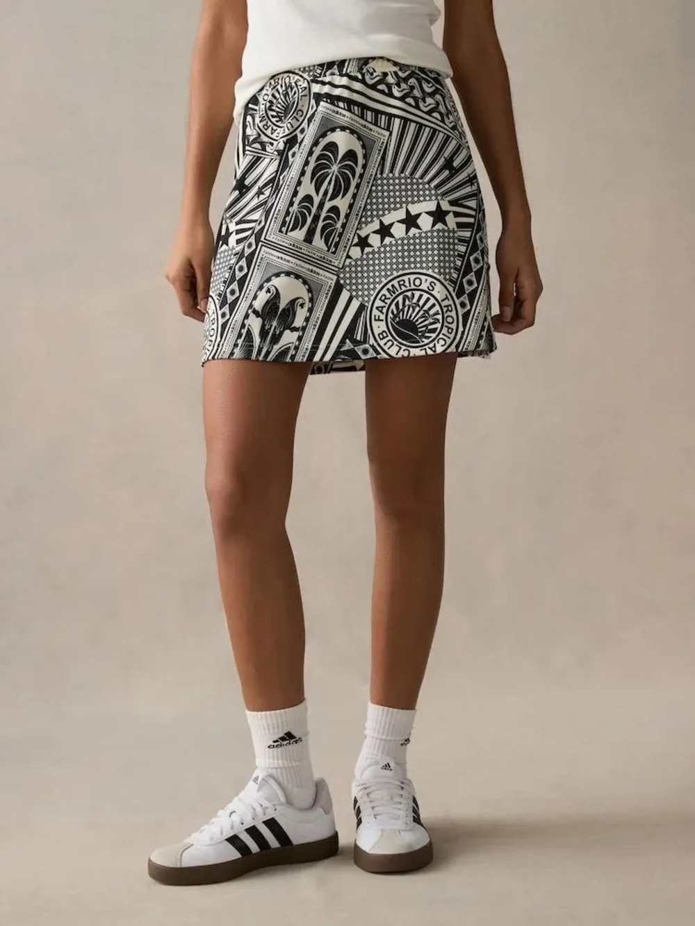 New Adidas Farm Rio Graphic Mini Skirt